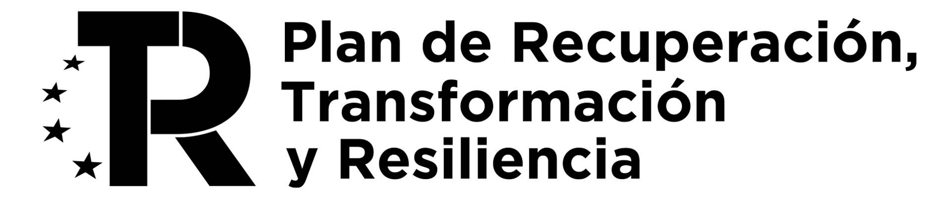 Logo Plan de Recuperacion, Transformacion y Resiliencia